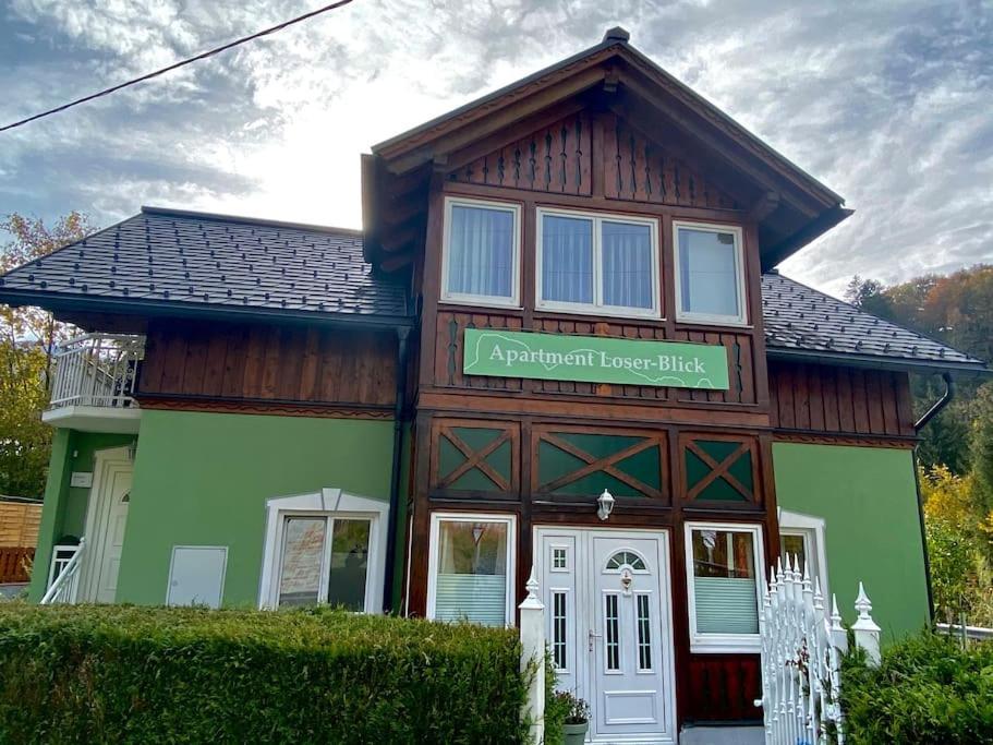 S&W Apartment Loserblick Altaussee Exterior foto